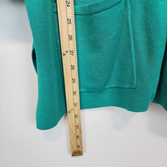 Bob Mackie Wearable Art Cardigan Sweater Size XL Green Dreamcatcher Embroidered - Picture 12 of 16